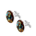 thumbnail image 2 of Chameleon Stylish Stainless Steel Cufflinks Set for Dress Shirts - for Formal Events, 2 of 6