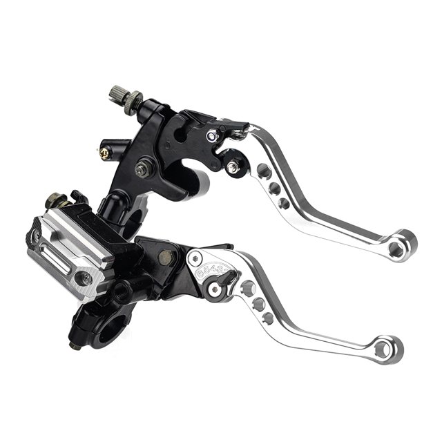 Yeacher Motorcycle 7/8in 22mm Handlebar Brake Master Cylinder Clutch Lever CNC Left Right Set Motorcycle