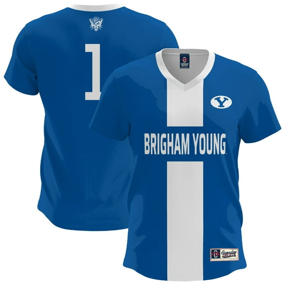 Men's GameDay Greats  Royal BYU Cougars Lightweight Soccer Fashion Jersey