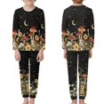 thumbnail image 3 of DISNIMO Mushroom Sunflower Pajama Set Girls Pajamas Size 3-4T Girl Pajama Sets for Kids 2 Piece Girls Long Sleeve Pj Set Kids Girls Pjs Set for Kids Fall Pajamas Girls Lounge Wear Sets Sleepwear, 3 of 7