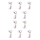 thumbnail image 2 of Sonducket Lindo llavero de dinosaurio - Accesorio adorable y elegante Llavero Accesorio Llavero de dinosaurio Q429-5 Q429-5 10piezas, 2 of 5