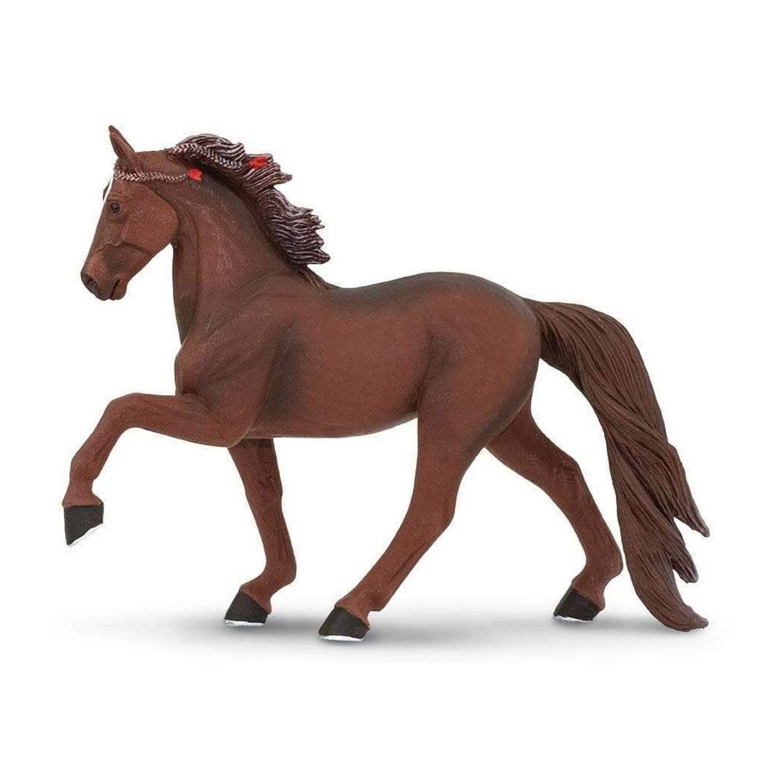 Safari Ltd. Tennessee Walking Horse Figurine - Lifelike 5.25" Model Figure - Educational Toy for Boys, Girls, and Kids Ages 3+