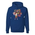 thumbnail image 1 of Wild Bobby, Betty Boop Winking Girl Power Femenist Betty Boop Unisex Hoodie Sweatshirt, Royal, Medium, 1 of 5