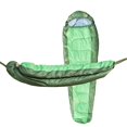 thumbnail image 2 of Hamaca debajo , Ligera para , para Hamaca, Acampada, Senderismo, Mochilero, Viajes Al , , Grueso Verde shamjiam Hamaca Underquilt Winter, 2 of 9