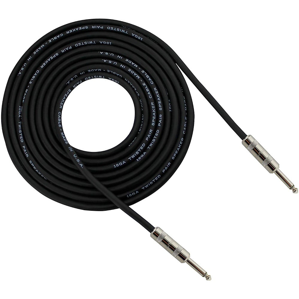 SRS14-6 StageMASTER 6-Feet 14 Gauge Speaker Cable with 1/4-Inch Connectors 