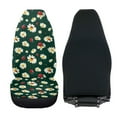 thumbnail image 4 of Uorisanigo Car Seat Covers Front Seats Only, Easy to Install Seat Cover Set, Accessories Auto Trucks Van SUV, 2 Packs Daisy Ladybug Automotive Seats Cover, 4 of 7