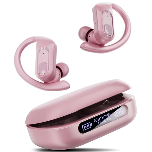 Auriculares inalámbricos occiam T9 ANC Bluetooth resistentes al agua rosa