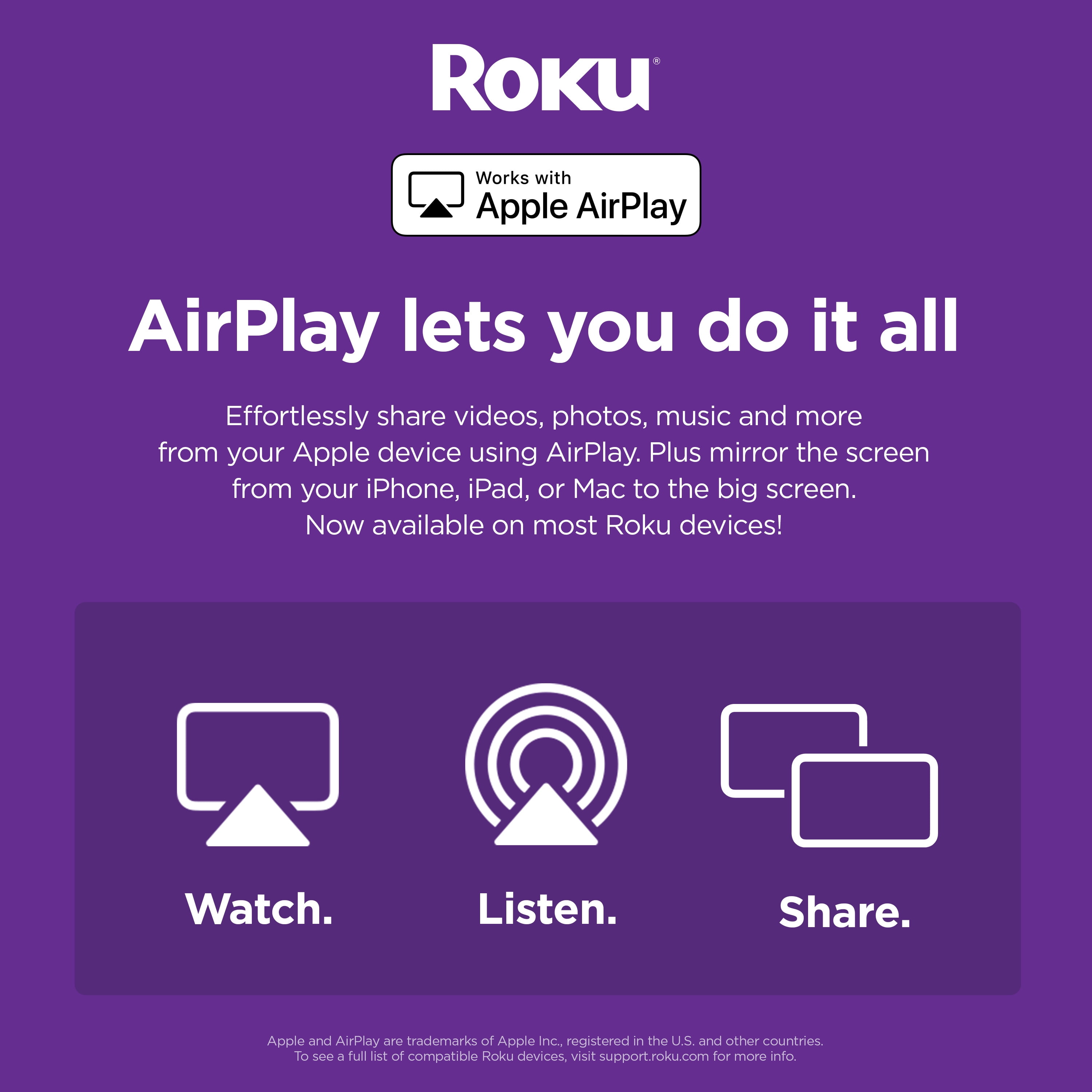 Roku® Streaming Stick® 4K  Powerful & portable HD & 4K streaming
