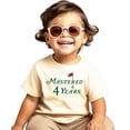 thumbnail image 2 of Olive Loves Apple Mastered 4 Years Shirt for Boys & Girls Golf Themed Fourth Birthday T-Shirt for Kids Natural Shirt 4T, 2 of 5