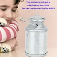 thumbnail image 4 of POT de Leche en Miniatura, Simulacia de Metal Feel Feelfule Dollhouse Milk Pot Exquisito Forkship Para Niños, 4 of 7
