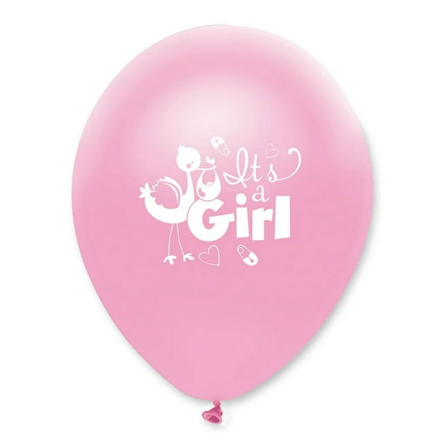Creative Party Ballons en Latex Stork « It's A Girl »