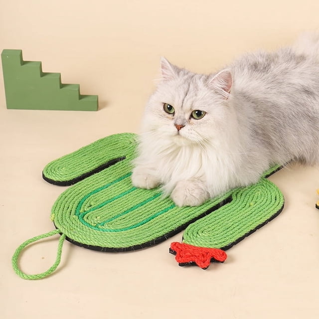Tablero rascador para gatos, sofá, antiarañazos, resistente al desgaste, juguete para gatos, suministros para mascotas, almohadilla rascadora de cactus para gatos, sisal