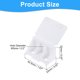 thumbnail image 2 of Uxcell 8 Pcs Soportes de esquina de plástico de 90 grados 0.87*1.67*0.87 pulgadas con 24 Pcs Tornillos Blanco, 2 of 6