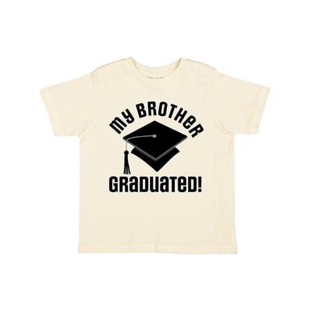 

Inktastic My Brother Graduated Gift Toddler Boy or Toddler Girl T-Shirt