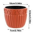 thumbnail image 2 of Inerposs Plastic Flower Vase, Decorative Flower Pot, Dried Flower Arrangement, Imitation Glazed Vase, Home Decor Accent for Living Room, TV Cabinet Decoration, 2 of 6