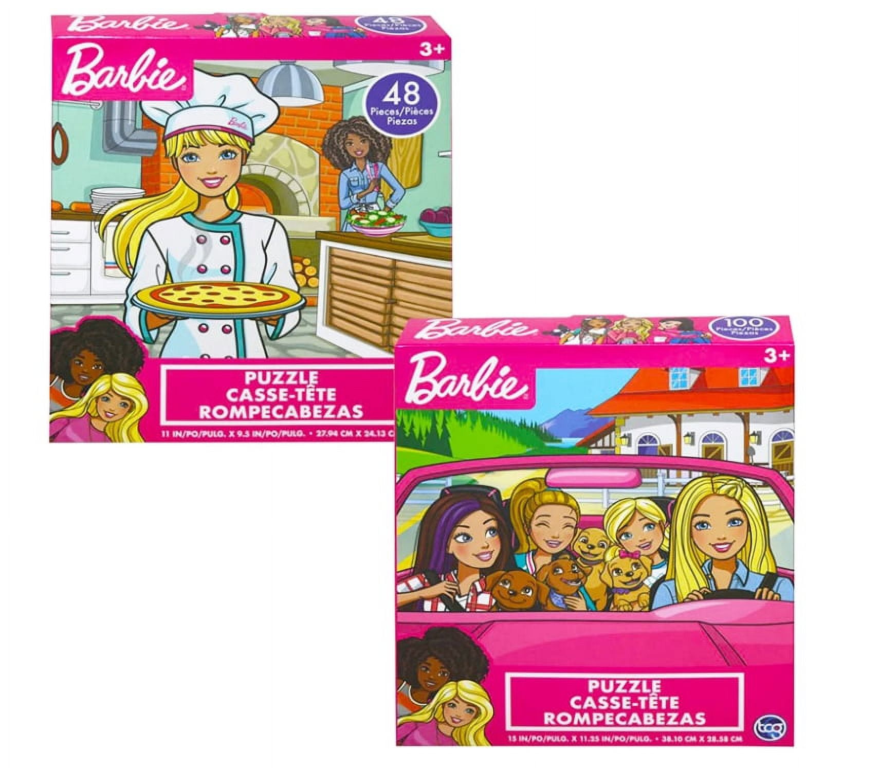 Barbie Jigsaw Puzzle 3 Pack  24, 48, & 100 Pieces, 1 Each - Harris Teeter