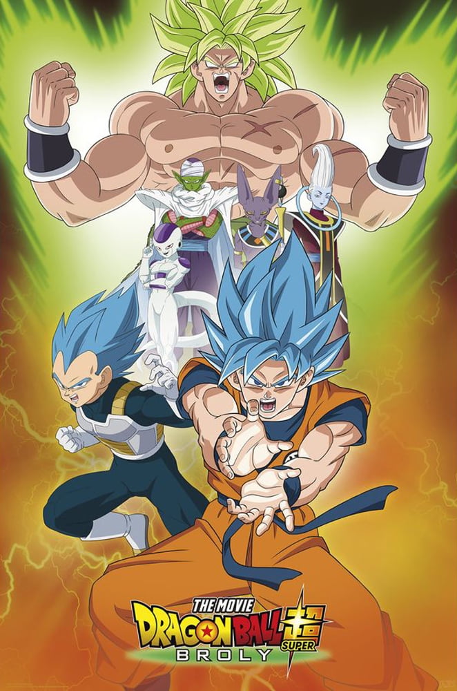 013 2019 Dragon Super Broly Movie Poster DBZ US Ver New 18x12 36x24 Hot Poster 