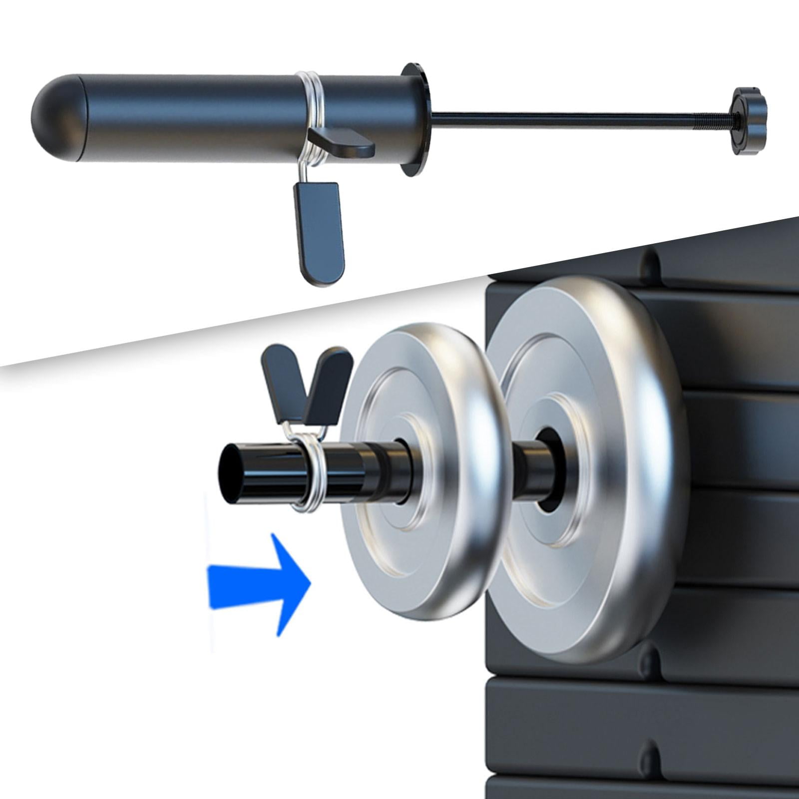DYNWAVECA Gym Weight Stack Pin Add Weight Barbell Parts Barbell Plate Storage Holder Steel Weight Loading Pin for Weightlifting Workout 200mm