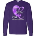 thumbnail image 3 of Inktastic Care, Support, Cure Alzheimers Awareness Long Sleeve T-Shirt, 3 of 5