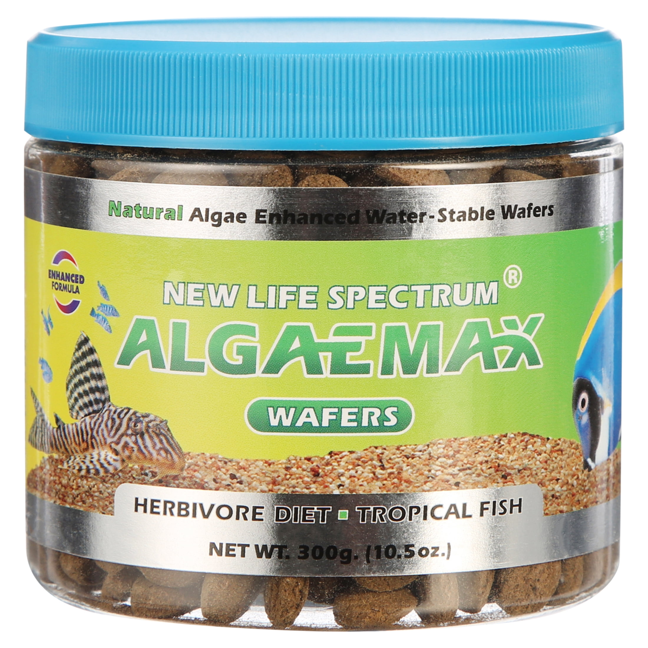 New Life Spectrum AlgaeMax Tropical Fish Food Wafers, 10.5 oz