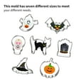 thumbnail image 3 of 7pcs Halloween Cookie Cutters Stainless Steel Halloween Baking Mold for Party, 3 of 9