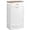 White, variant on AISUO Tilt Out Trash Can Cabinet Wooden Kitchen Single Pull Out Trash Can Under Cabinet,Grey