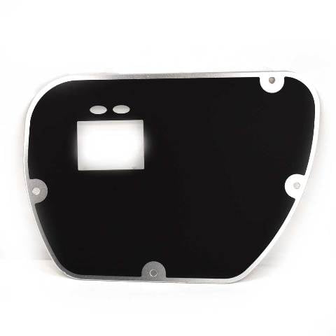 Ranger Boat Blank Plate Panel 246473 | 8 x 5 3/4 Inch Aluminum Black