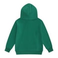 thumbnail image 4 of SonxaHe Big Girls' Hooded Sweatshirt Happy New Year Long Sleeve Hoodie Child Holiday Festival Cozy Winter Hoodies Green,Sized 8-9, 4 of 4