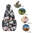 thumbnail image 6 of 5 Seconds Of Summer 5sos Crossbody Bag Casual Sling Backpack Chest Bag Multipurpose Crossbody Shoulder Bag Hiking Daypacks, 6 of 9