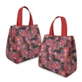 thumbnail image 2 of Dachshund Dog and Flower Floral Insulated Lunch Bag for Women & Adults,Large Portable Soft Cooler Lunch Bag,Thermal Food Storage Tote with Pearl Cotton,8.66L,8.75x5.75x9.5 Inch, 2 of 6