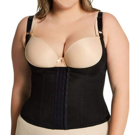 

Women s Cortland Intimates 9609X Plus Shaping Torsette (Black 2X)