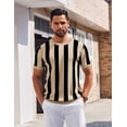 thumbnail image 2 of COOFANDY Shirts for Men Short Sleeve Sweater Summer Knit Shirt Casual Crewneck Ribbed Pullover Tees, 2 of 6
