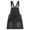 thumbnail image 1 of KIDSCOOL SPACE Jupe pour Petites Filles, Robe Salopette d'Été en Denim Doux et Extensible, 1 of 5