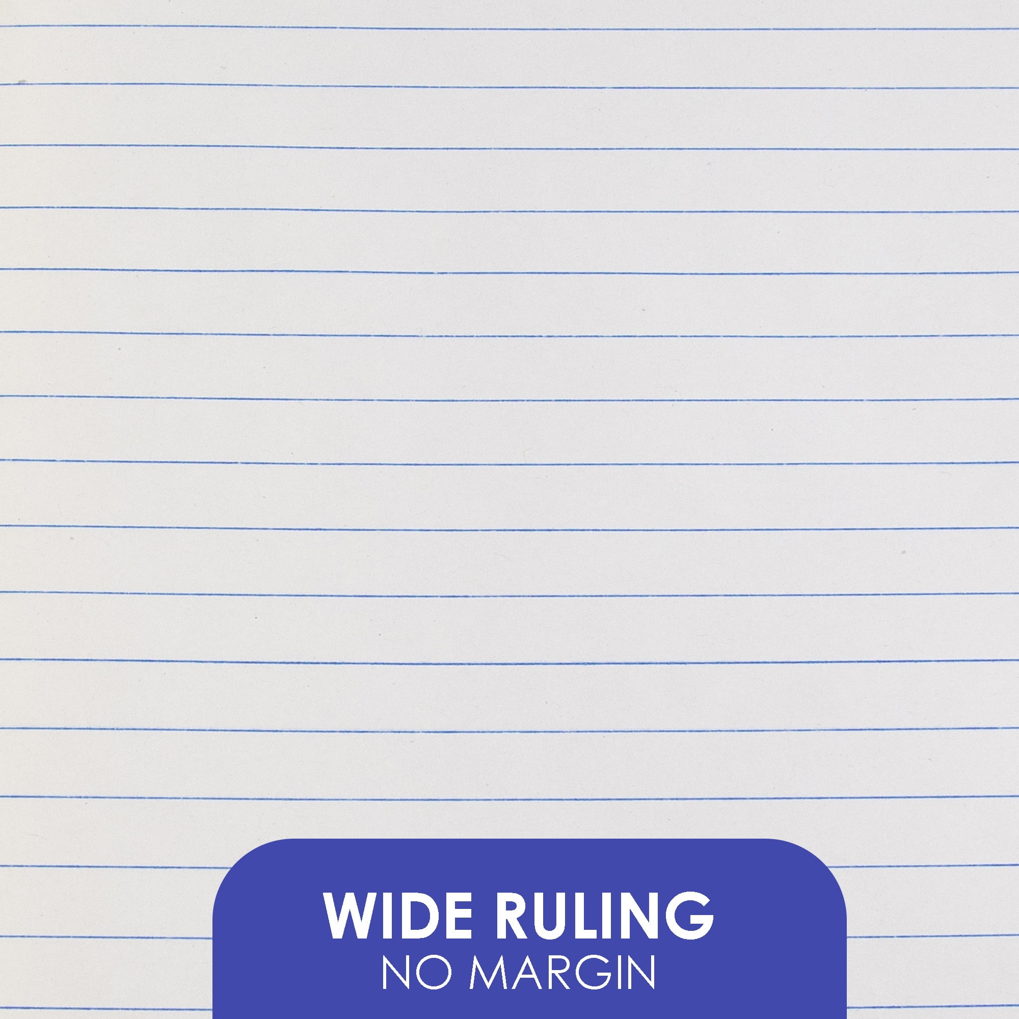 BAZIC Composition Book Wide Ruled 20 Sheet Manila Cover Notebook 8.5"x7", 12-Pack