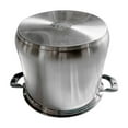 thumbnail image 5 of 8 Qt Stainless Steel Stock Pot,with Lid,Tempered Glass Lid & Double Side Handles, 5 of 6