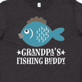 thumbnail image 4 of Inktastic Grandpa's Fishing Buddy Little Fisher Youth T-Shirt, 4 of 5