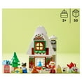 thumbnail image 3 of LEGO DUPLO Santa's Gingerbread House 10976 Toy with Santa Claus Figure, Christmas Present, Stocking Filler Gift Idea for Toddlers, Girls and Boys Age 2 Plus, 3 of 7