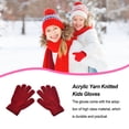 thumbnail image 3 of Sonducket 1 par de guantes para niños, calentador de manos para exteriores de estilo sencillo, cubiertas para calentar manos para niños y niñas, guante guantes y mitones Rojo Sonducket AP009862-07, 3 of 6