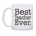 thumbnail image 3 of ThisWear Teacher Appreciation Gift Best Teacher Ever Teacher Christmas 11 ounce 2 Pack Coffee Mugs, 3 of 5