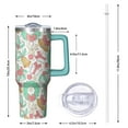 thumbnail image 2 of 40oz Merry Christmas Tumbler with Lid Straw Stainless Steel Insulated Cup Holiday Gifts, 2 of 4