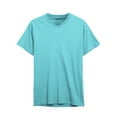 thumbnail image 3 of Hat and Beyond Men's Basic Short Sleeve Solid Cotton V Neck Tee Shirts, 3 of 5