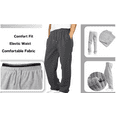 thumbnail image 4 of Men's Pants Sweat Pants Baggy Mens Sweatpants, Fleece Cargo Joggers for Men with Pockets, 4 of 9