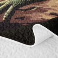 thumbnail image 5 of Manfei Wildlife Lizard Quilt King, Cartoon Love Heart King Coverlet Set, Black Brown, Black Reversible, 3 Pieces, 1 Bedspread and 2 Pillowcases, 5 of 7