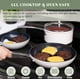 thumbnail image 5 of Nuwave Juego de utensilios de cocina de 7 piezas, cerámica saludable Duralon azul con revestimiento antiadherente, resistente a los arañazos con infusión de diamante, libre de PFAS, apto para horno, l, 5 of 5