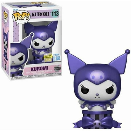 Funko POP! Kuromi #113 Kuromi in gift box (metallic) w/ Protector