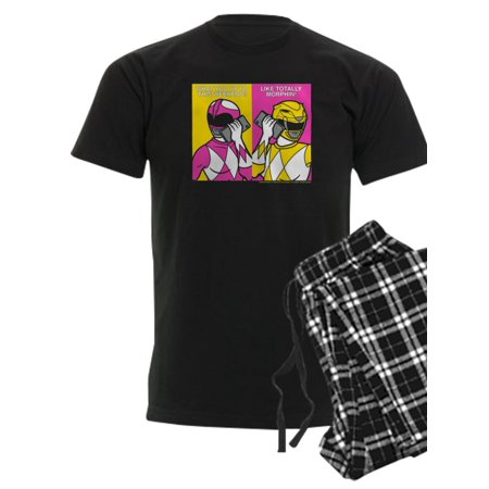 

CafePress - Power Rangers On Their Cell Phones - Men s Dark Pajamas