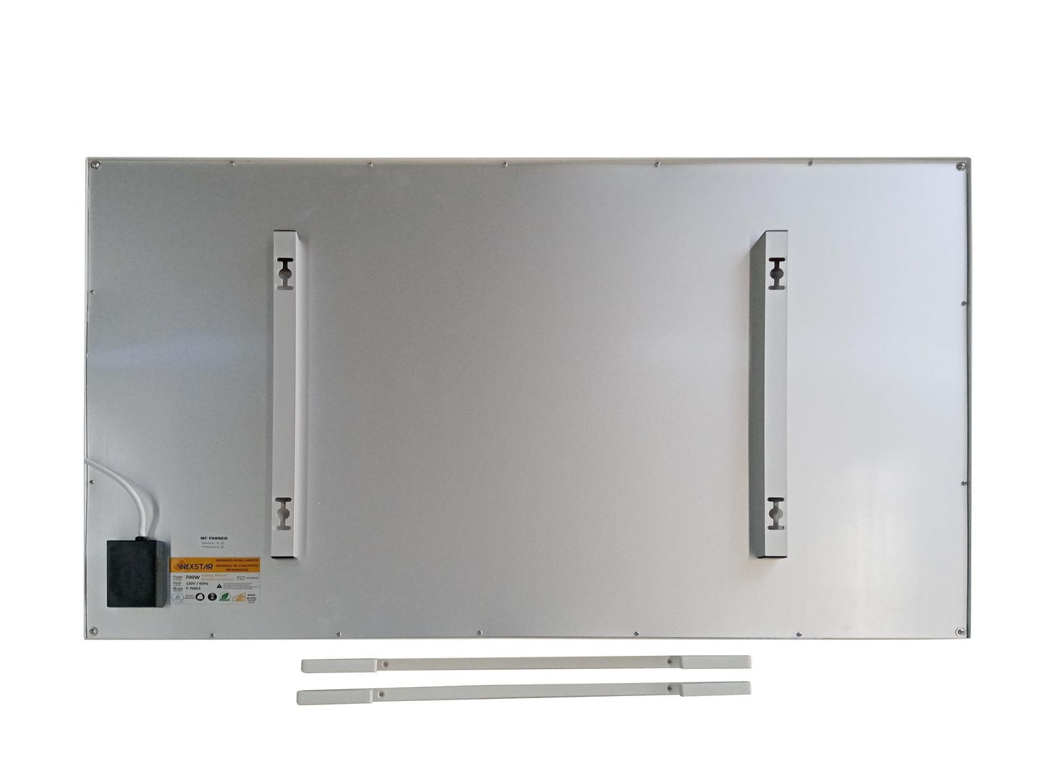 Wexstar 700 W Electric Ceiling Infrared Panel Heater Frameless. Complies with UL/CSA certification.