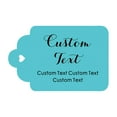 thumbnail image 1 of 100 PCS Personalized Paper Hang Tags Made Any Text Custom Tags Wedding Favor Gifts, 1 of 1