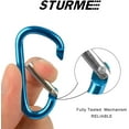 thumbnail image 3 of EcoNesxp 2" Aluminum Random Color Ring Carabiner, 3 of 5