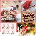 thumbnail image 5 of PH 6pcs Christmas Keychain 6 Styles Santa Claus Snowmen Charm Keychain Xmas Tree Snowflake Pendant Keychains Alloy Enamel Pendant Decorations, 5 of 5